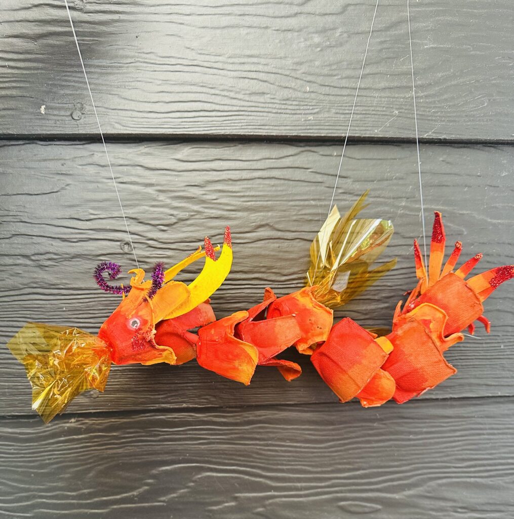 Egg Carton Dragon