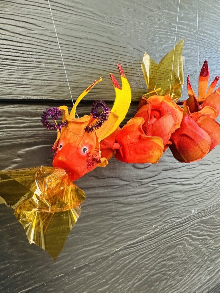 Egg Carton Dragon